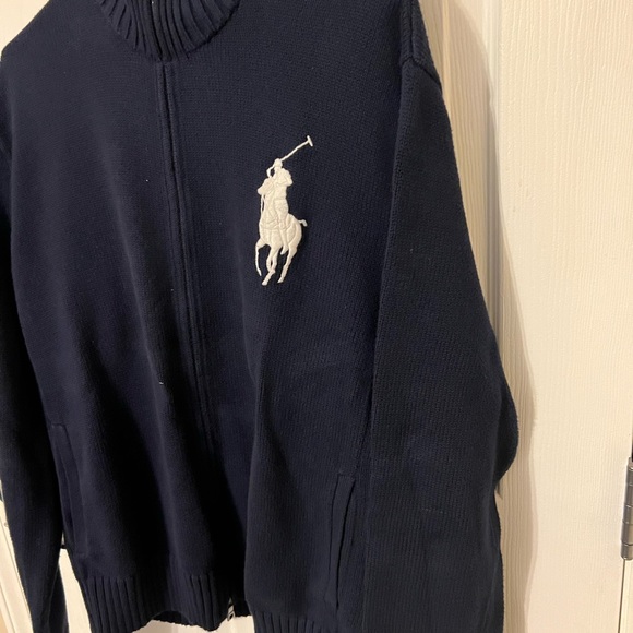 Polo Ralph Lauren Zippered Sweater wool blend. - Picture 5 of 6